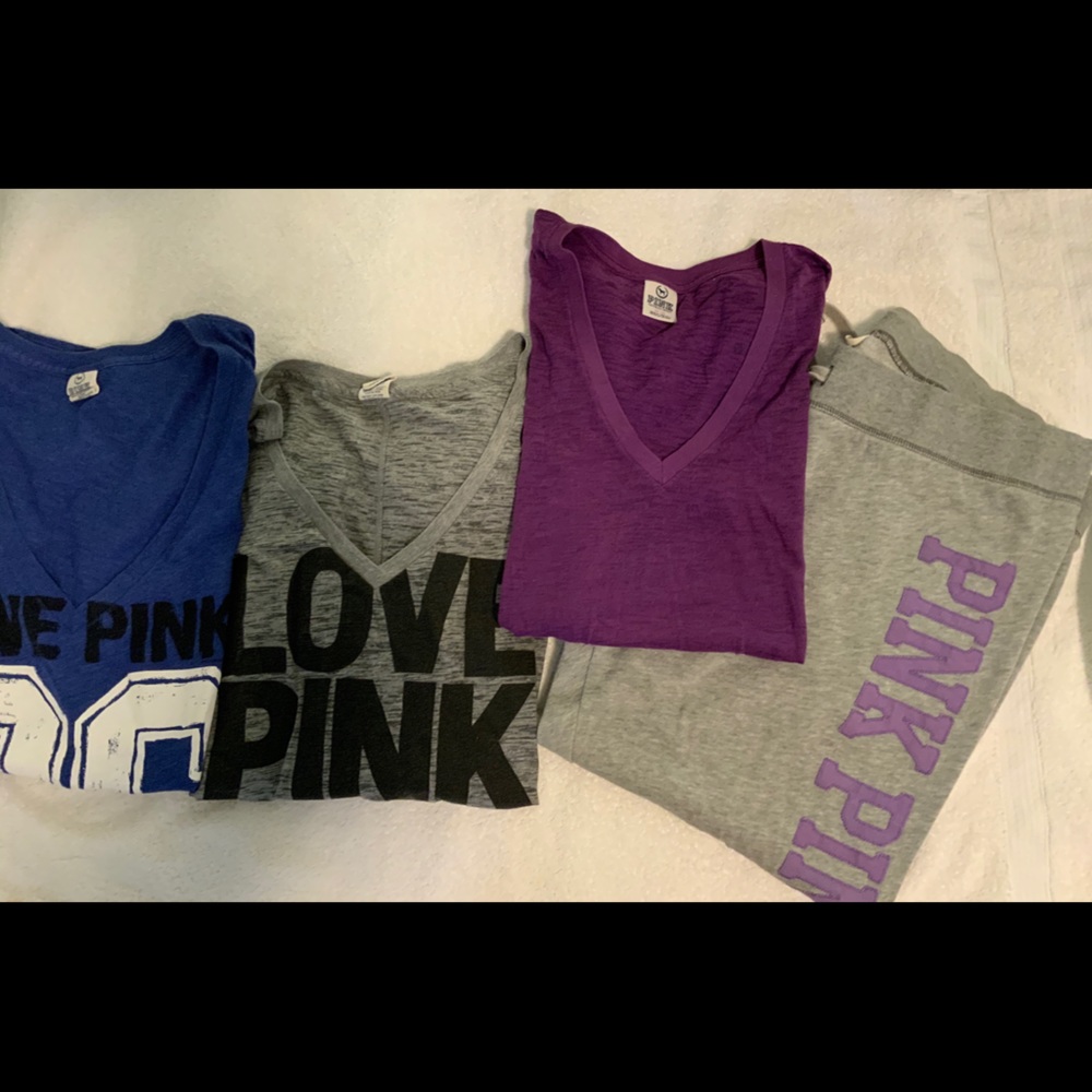 Lot of 4 Pink Apparel